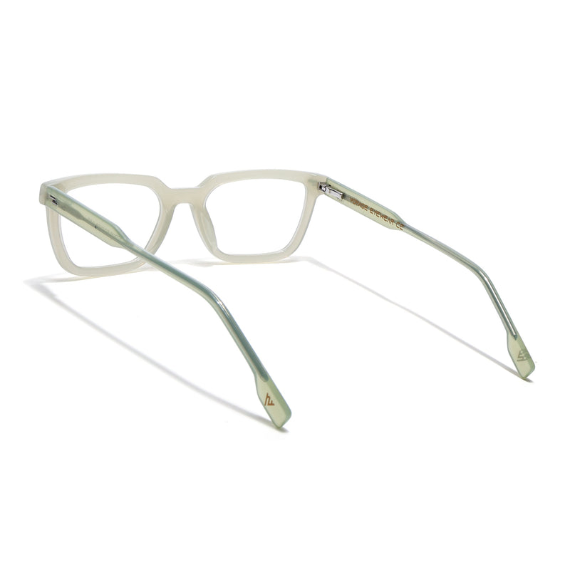 Voyage Glaze Light Green Rectangle Eyeglasses for Men & Women (FPK26008FMG8112)