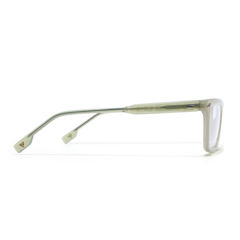 Voyage Glaze Light Green Rectangle Eyeglasses for Men & Women (FPK26008FMG8112)