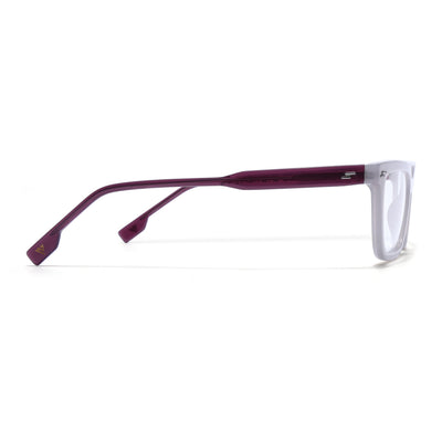 Voyage Glaze Grey Rectangle Eyeglasses for Men & Women (FPK26008FMG8113)