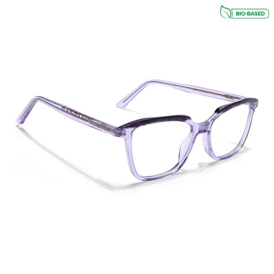Voyage Glaze Purple Wayfarer Eyeglasses for Men & Women (FPK26009FMG8120)