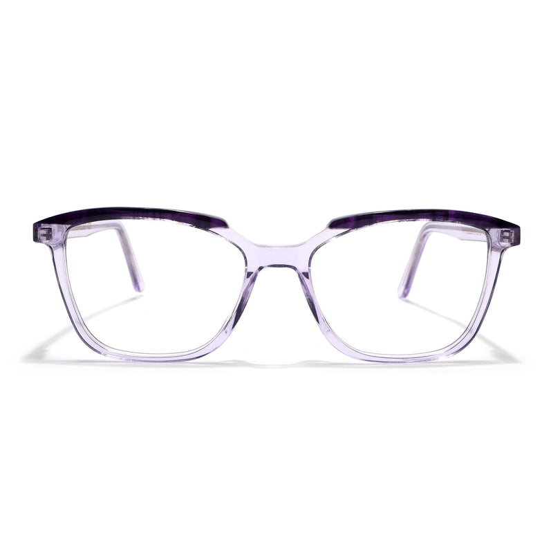 Voyage Glaze Purple Wayfarer Eyeglasses for Men & Women (FPK26009FMG8120)