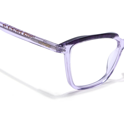 Voyage Glaze Purple Wayfarer Eyeglasses for Men & Women (FPK26009FMG8120)