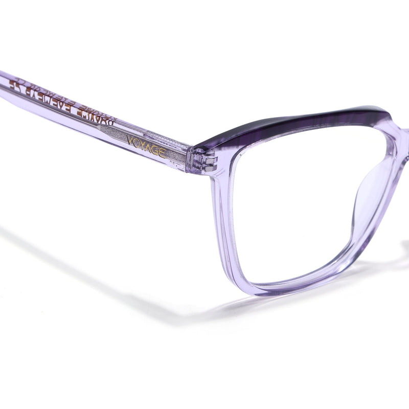 Voyage Glaze Purple Wayfarer Eyeglasses for Men & Women (FPK26009FMG8120)