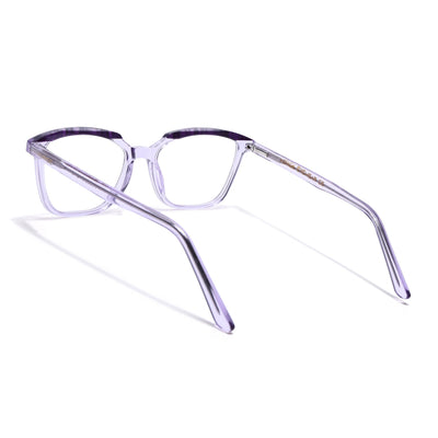 Voyage Glaze Purple Wayfarer Eyeglasses for Men & Women (FPK26009FMG8120)