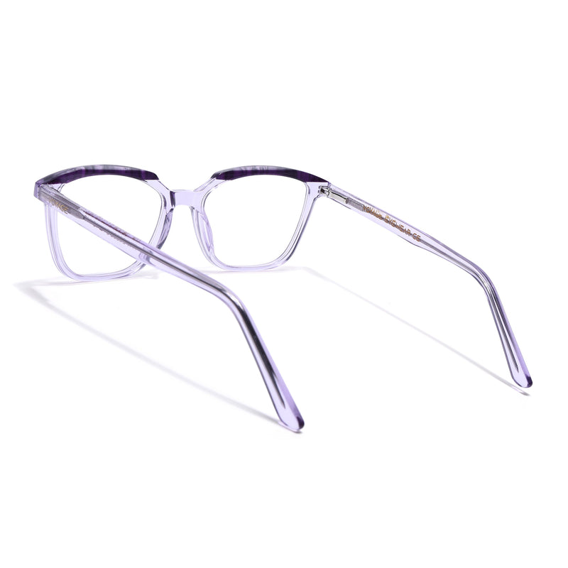 Voyage Glaze Purple Wayfarer Eyeglasses for Men & Women (FPK26009FMG8120)
