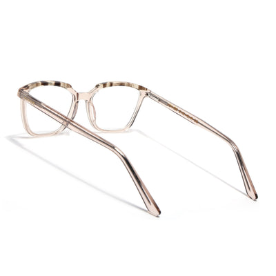 Voyage Glaze Brown Wayfarer Eyeglasses for Men & Women (FPK26009FMG8122)