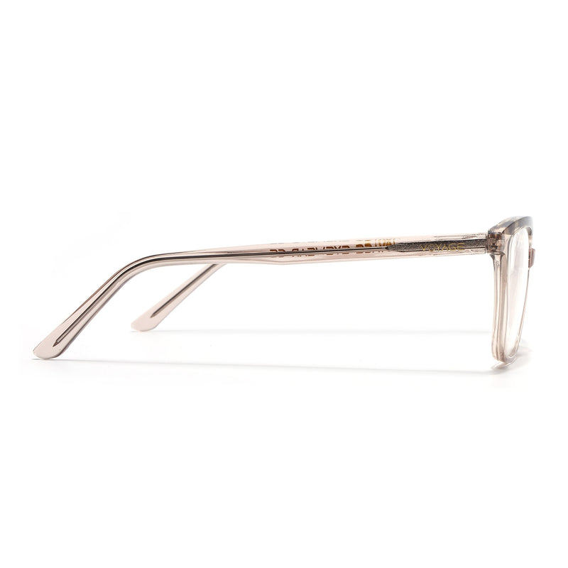 Voyage Glaze Brown Wayfarer Eyeglasses for Men & Women (FPK26009FMG8122)