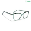 Voyage Glaze Green Wayfarer Eyeglasses for Men & Women (FPK26009FMG8123)