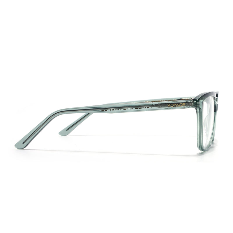 Voyage Glaze Green Wayfarer Eyeglasses for Men & Women (FPK26009FMG8123)