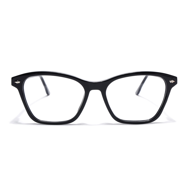 Voyage Glaze Black Cateye Eyeglasses for Women (FPK26010FMG8134)
