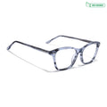 Voyage Glaze Blue Cateye Eyeglasses for Women (FPK26010FMG8135)