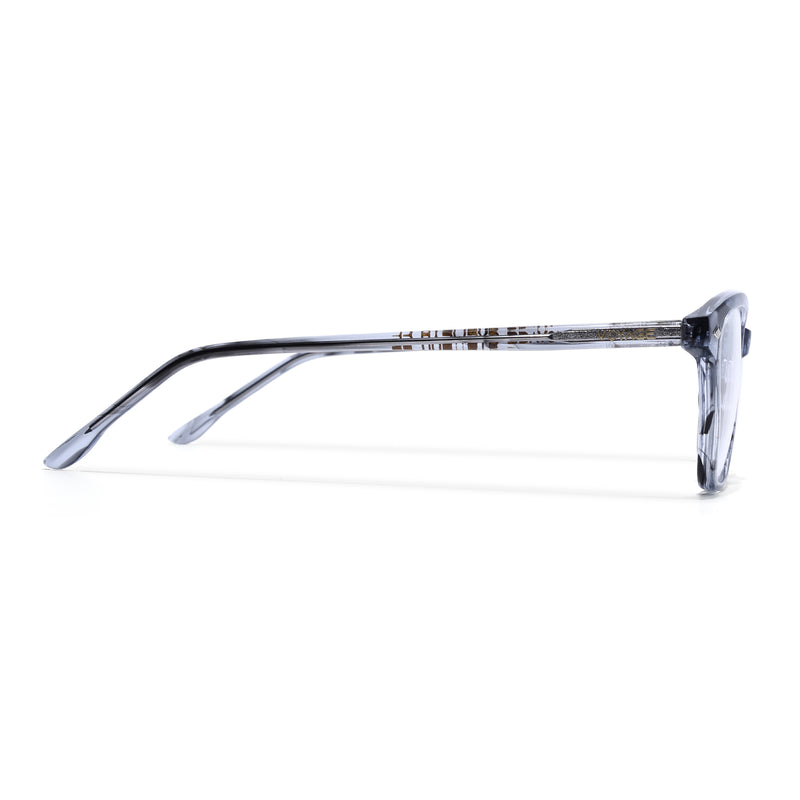 Voyage Glaze Blue Cateye Eyeglasses for Women (FPK26010FMG8135)