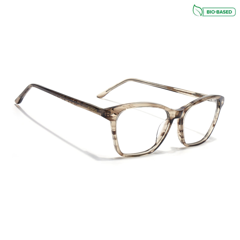Voyage Glaze Green Cateye Eyeglasses for Women (FPK26010FMG8136)