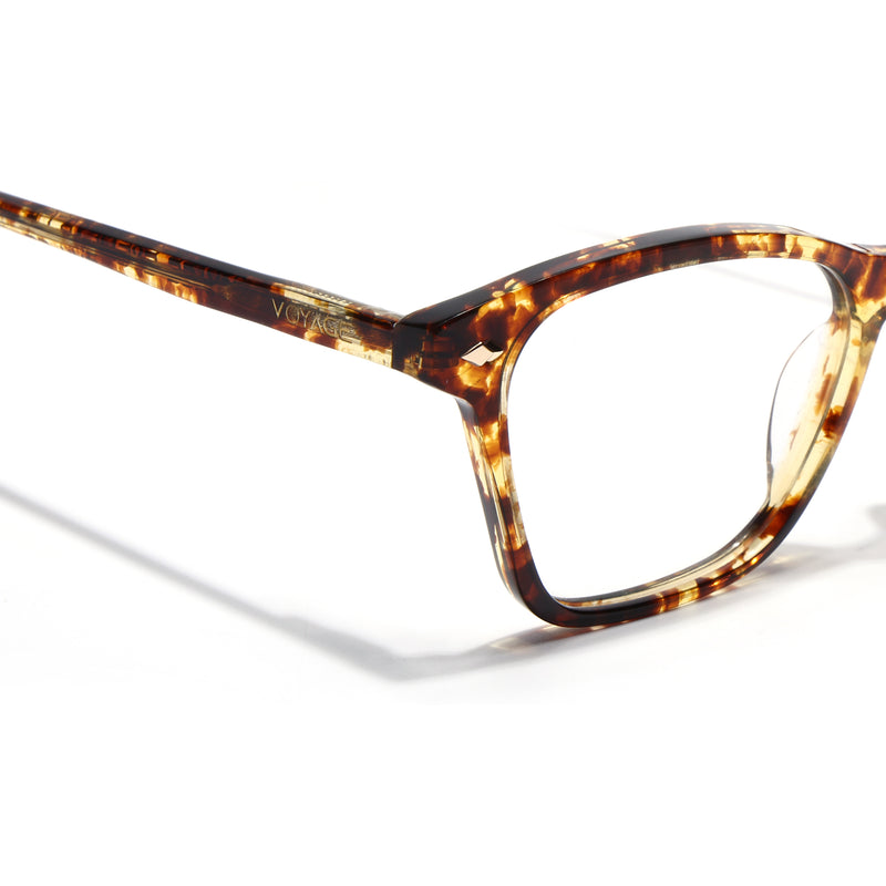 Voyage Glaze Demi Brown Cateye Eyeglasses for Women (FPK26010FMG8137)