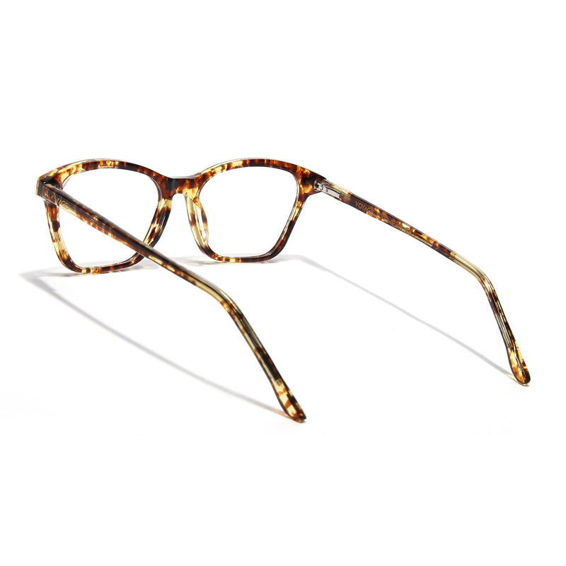 Voyage Glaze Demi Brown Cateye Eyeglasses for Women (FPK26010FMG8137)