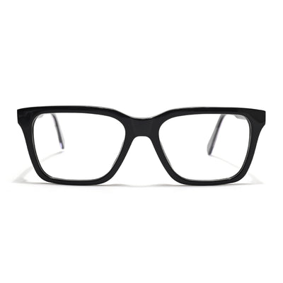 Voyage Glaze Black Wayfarer Acetate Eyeglasses for Men & Women (FPK26011FMG8690)
