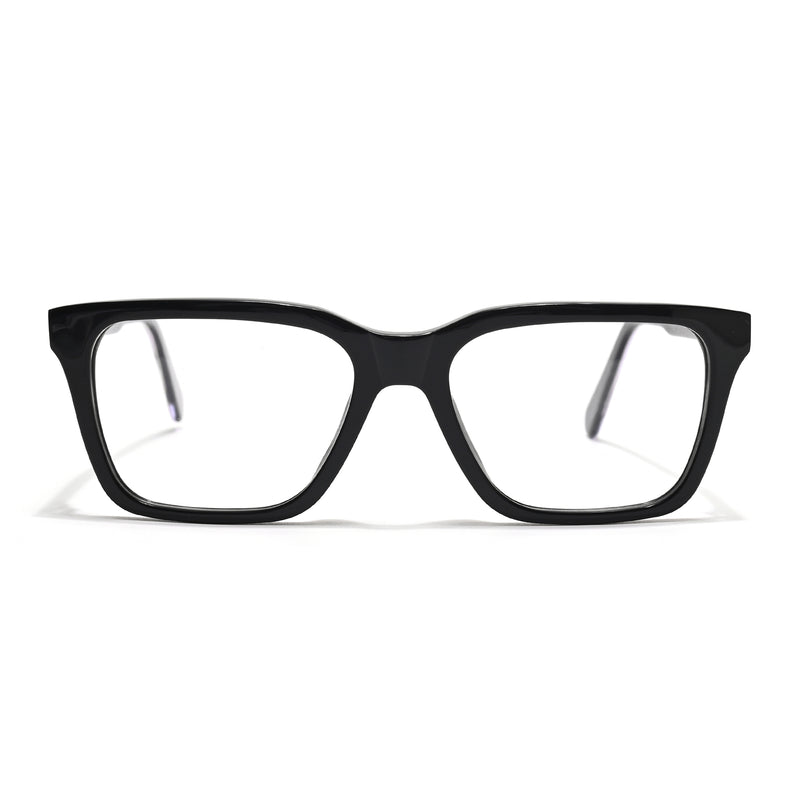 Voyage Glaze Black Wayfarer Acetate Eyeglasses for Men & Women (FPK26011FMG8690)