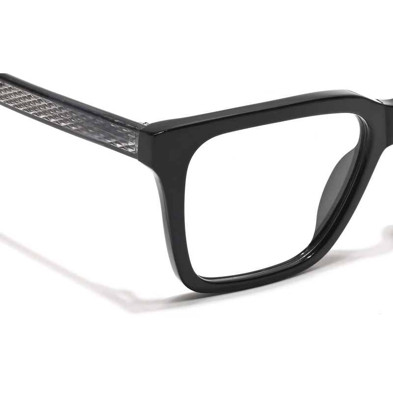Voyage Glaze Black Wayfarer Acetate Eyeglasses for Men & Women (FPK26011FMG8690)