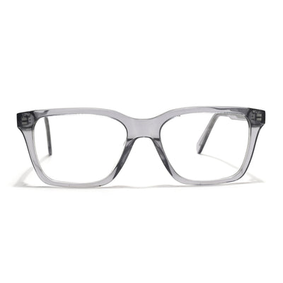 Voyage Glaze Grey Wayfarer Acetate Eyeglasses for Men & Women (FPK26011FMG8691)
