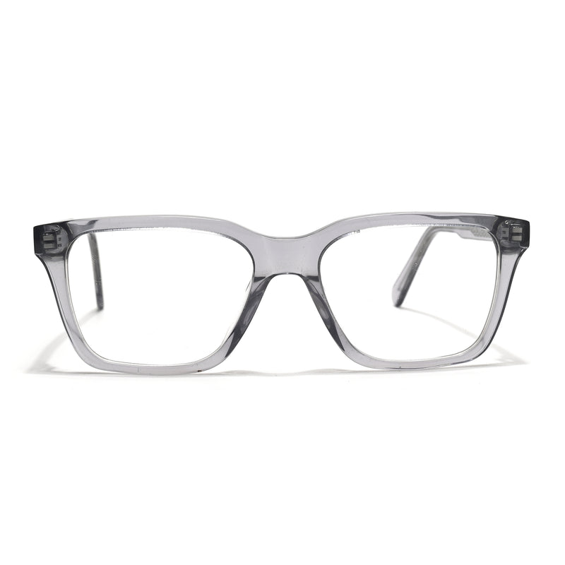 Voyage Glaze Grey Wayfarer Acetate Eyeglasses for Men & Women (FPK26011FMG8691)