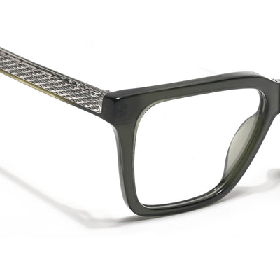 Voyage Glaze Green Wayfarer Acetate Eyeglasses for Men & Women (FPK26011FMG8693)