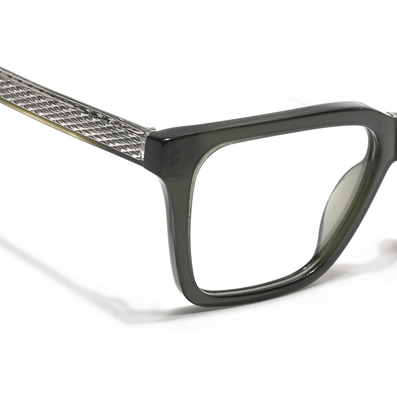Voyage Glaze Green Wayfarer Acetate Eyeglasses for Men & Women (FPK26011FMG8693)