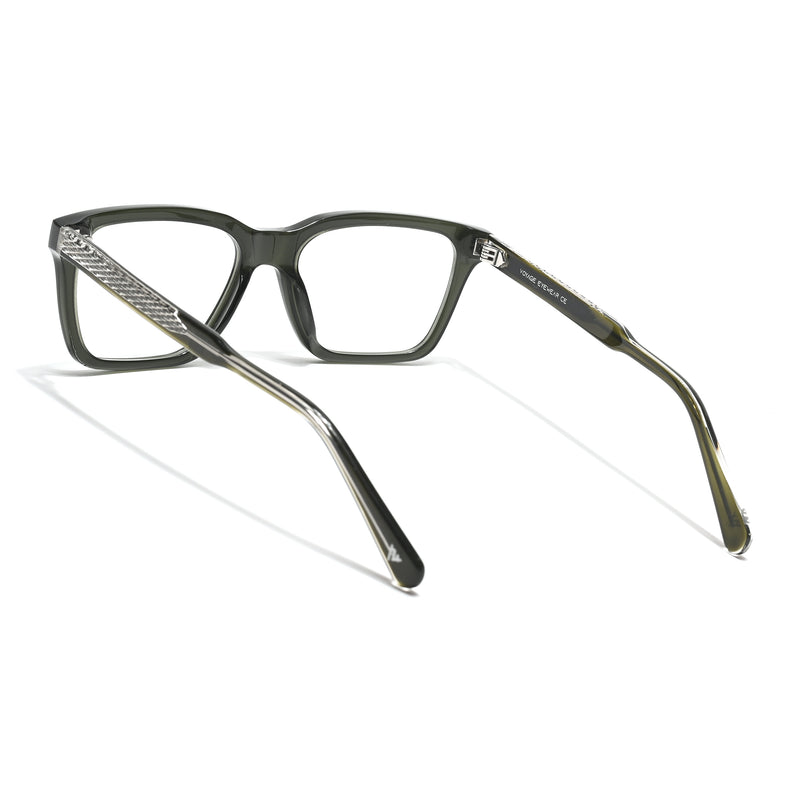 Voyage Glaze Green Wayfarer Acetate Eyeglasses for Men & Women (FPK26011FMG8693)