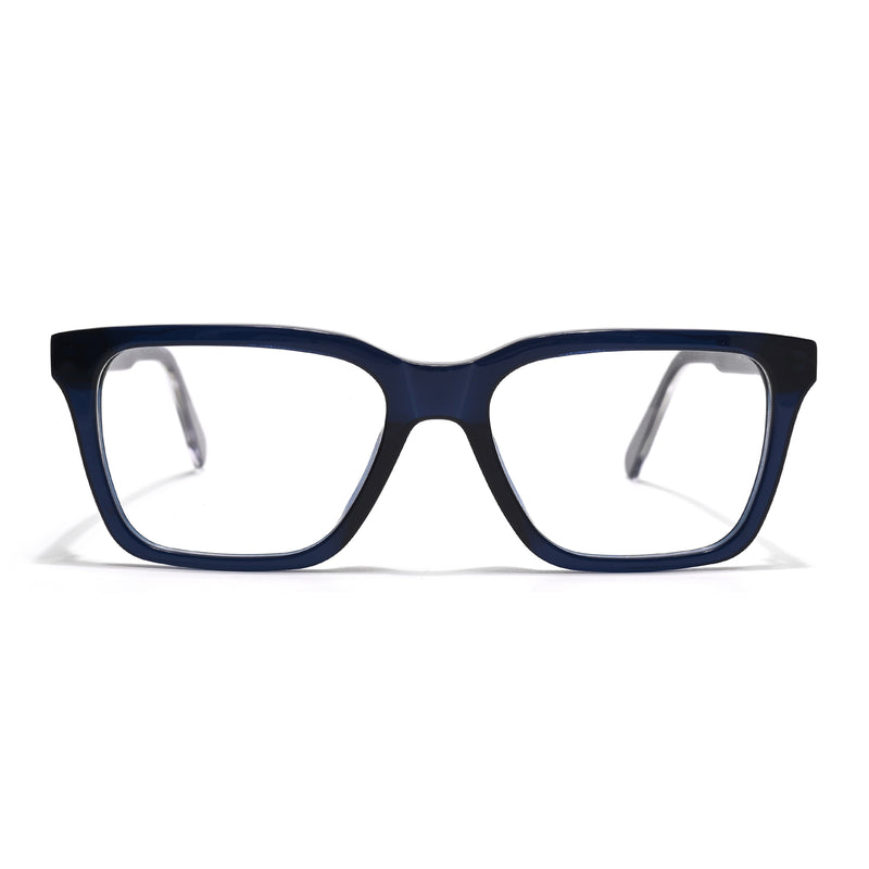 Voyage Glaze Blue Wayfarer Acetate Eyeglasses for Men & Women (FPK26011FMG8694)
