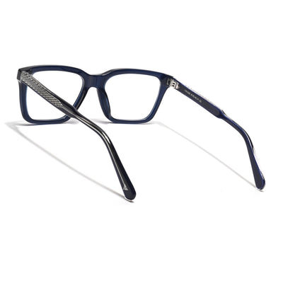 Voyage Glaze Blue Wayfarer Acetate Eyeglasses for Men & Women (FPK26011FMG8694)