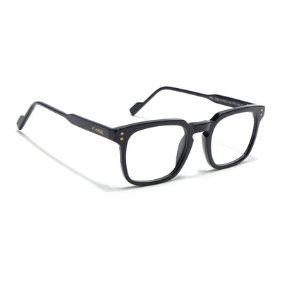Voyage Glaze Black Wayfarer Acetate Eyeglasses for Men & Women (FPK26012FMG8670)
