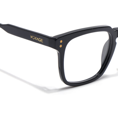 Voyage Glaze Black Wayfarer Acetate Eyeglasses for Men & Women (FPK26012FMG8670)