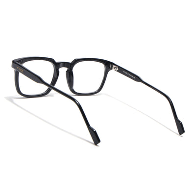 Voyage Glaze Black Wayfarer Acetate Eyeglasses for Men & Women (FPK26012FMG8670)