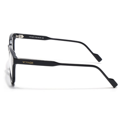 Voyage Glaze Black Wayfarer Acetate Eyeglasses for Men & Women (FPK26012FMG8670)