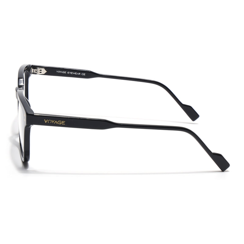 Voyage Glaze Black Wayfarer Acetate Eyeglasses for Men & Women (FPK26012FMG8670)