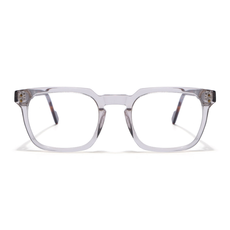 Voyage Glaze Transparent Wayfarer Acetate Eyeglasses for Men & Women (FPK26012FMG8672)