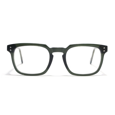 Voyage Glaze Green Wayfarer Acetate Eyeglasses for Men & Women (FPK26012FMG8673)