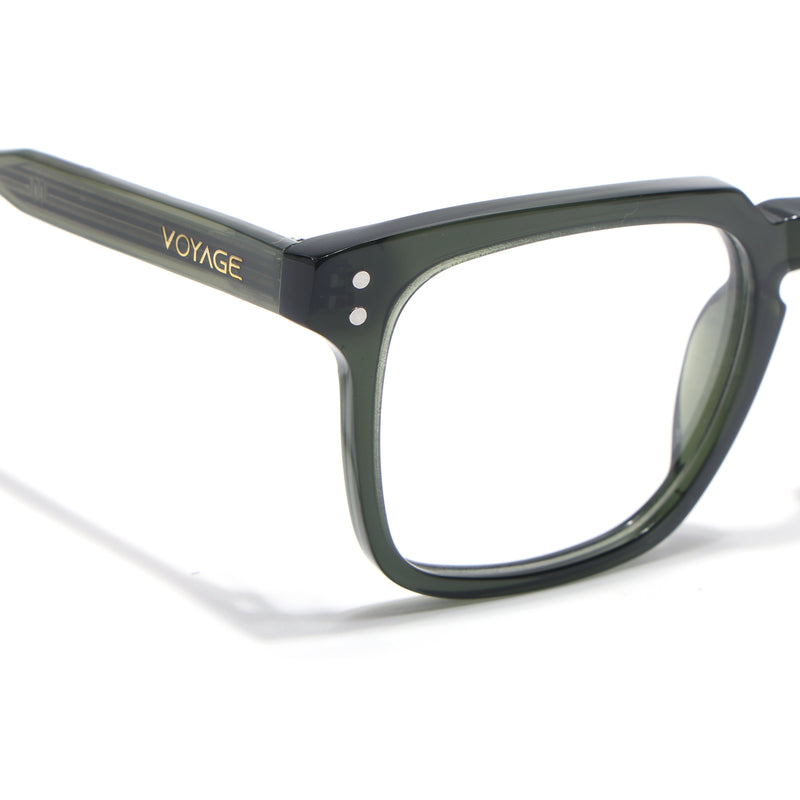 Voyage Glaze Green Wayfarer Acetate Eyeglasses for Men & Women (FPK26012FMG8673)
