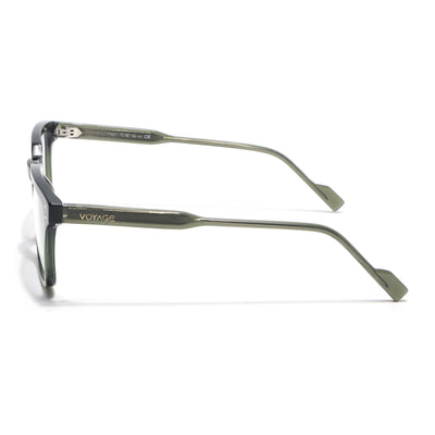 Voyage Glaze Green Wayfarer Acetate Eyeglasses for Men & Women (FPK26012FMG8673)