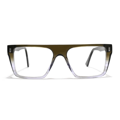 Voyage Glaze Green Wayfarer Acetate Eyeglasses for Men & Women (FPK26014FMG8646)