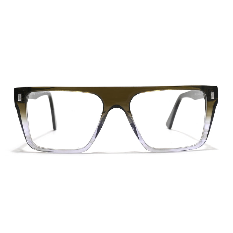 Voyage Glaze Green Wayfarer Acetate Eyeglasses for Men & Women (FPK26014FMG8646)