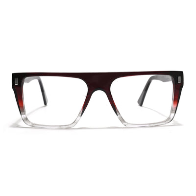 Voyage Glaze Wine Wayfarer Acetate Eyeglasses for Men & Women (FPK26014FMG8647)