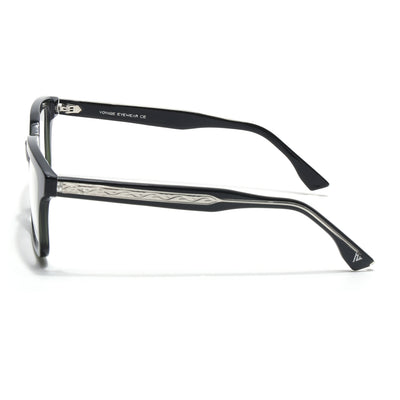 Voyage Glaze Green Square Acetate Eyeglasses for Men & Women (FPK26015FMG8658)