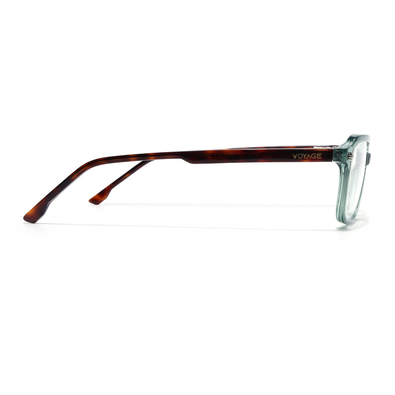 Voyage Glaze Green Rectangle Eyeglasses for Men & Women (FPK26016FMG8098)