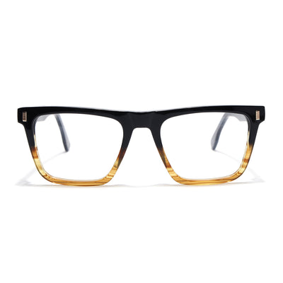 Voyage Glaze Black Wayfarer Eyeglasses for Men & Women (FPK26017FMG8138)