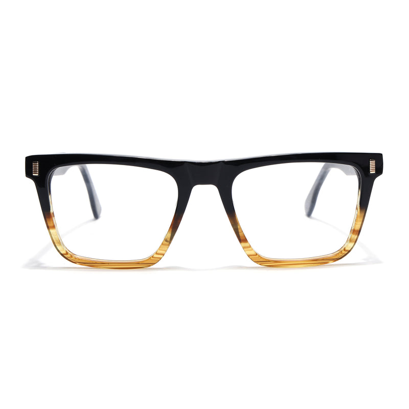 Voyage Glaze Black Wayfarer Eyeglasses for Men & Women (FPK26017FMG8138)