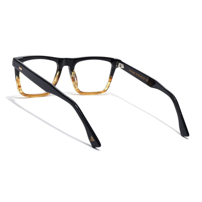 Voyage Glaze Black Wayfarer Eyeglasses for Men & Women (FPK26017FMG8138)