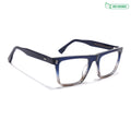Voyage Glaze Blue Wayfarer Eyeglasses for Men & Women (FPK26017FMG8139)