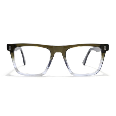 Voyage Glaze Green Wayfarer Eyeglasses for Men & Women (FPK26017FMG8140)