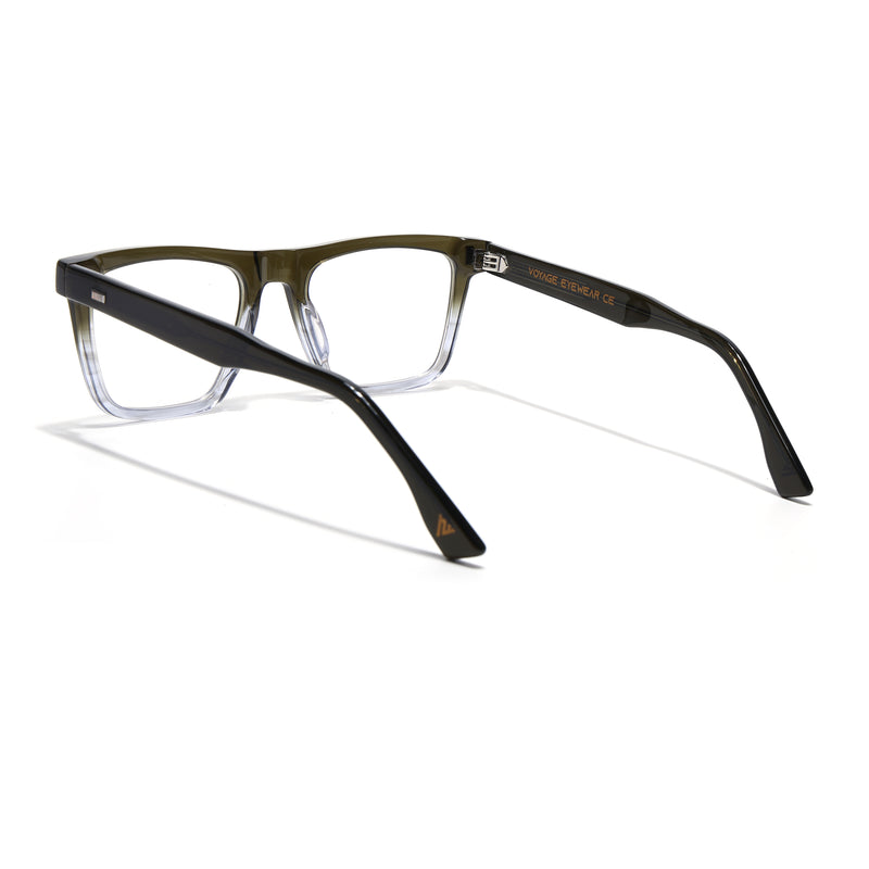 Voyage Glaze Green Wayfarer Eyeglasses for Men & Women (FPK26017FMG8140)