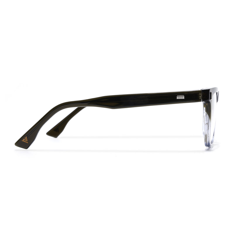 Voyage Glaze Green Wayfarer Eyeglasses for Men & Women (FPK26017FMG8140)